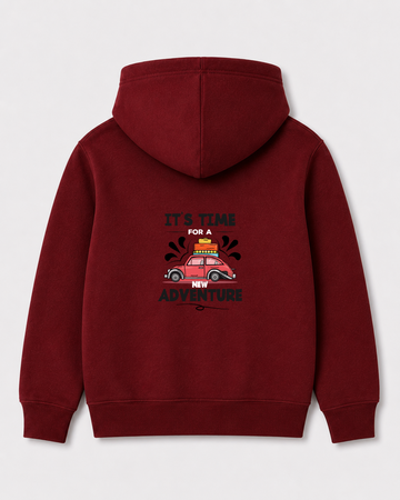 Red hoodie back 196