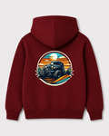 Red hoodie back 200