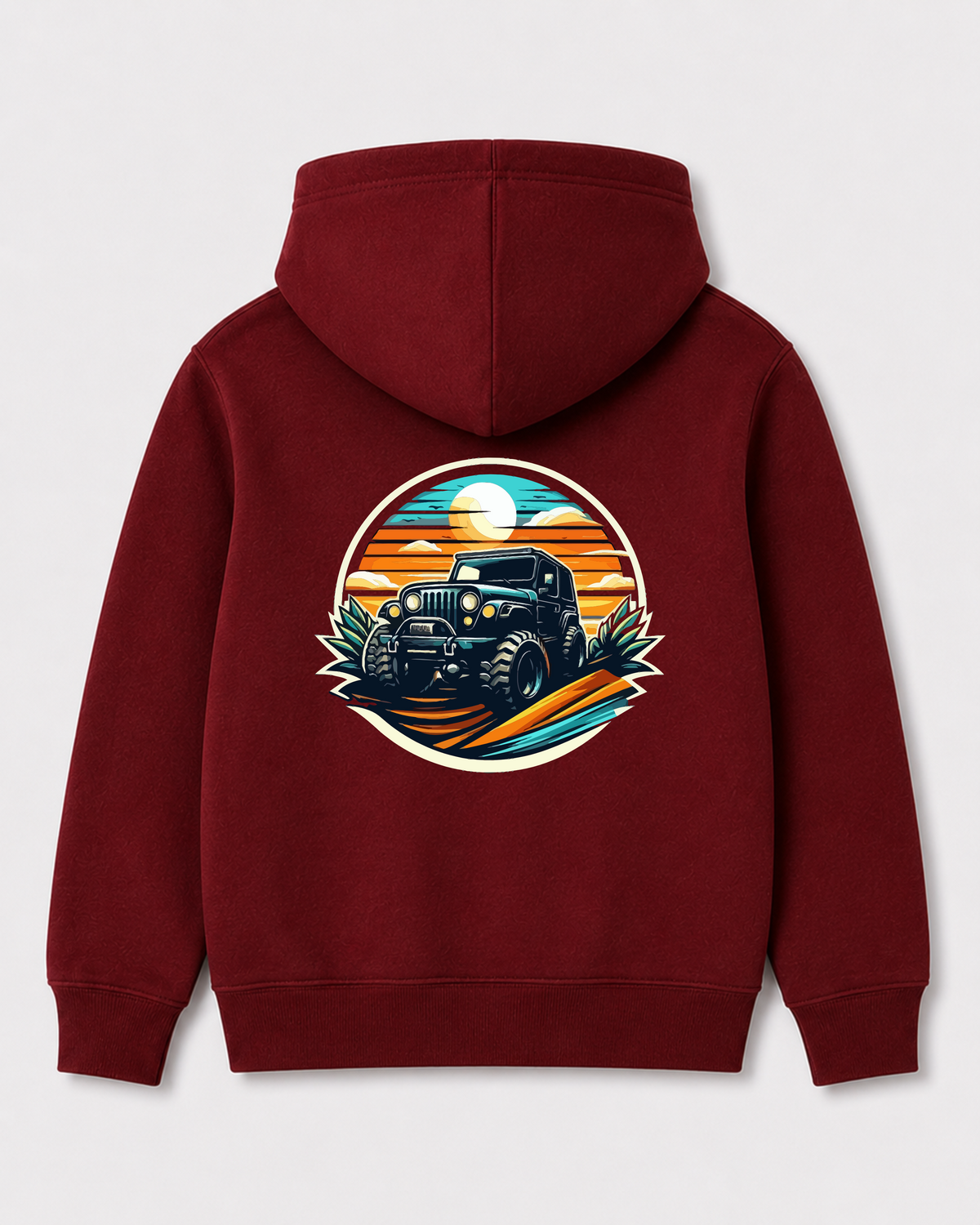 Red hoodie back 200
