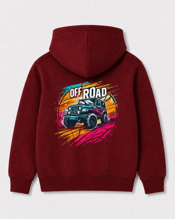 Red hoodie back 206