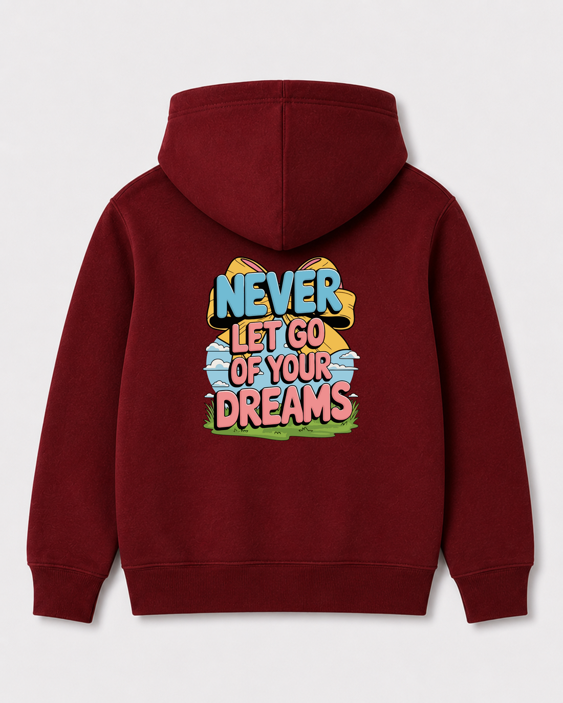 Red hoodie back 207