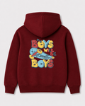 Red hoodie back 208