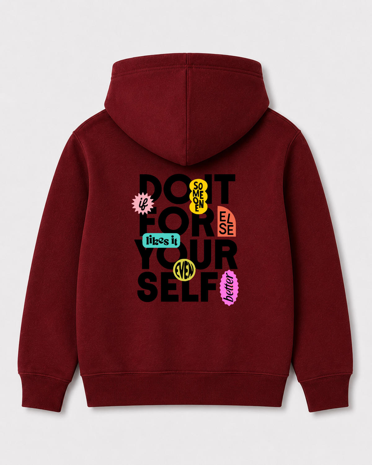 Red hoodie back 3003