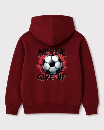 Red hoodie back 3004
