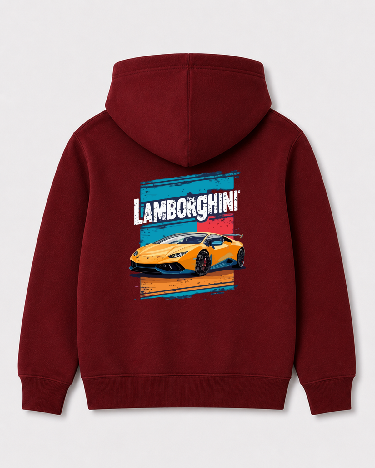 Red hoodie back 3012