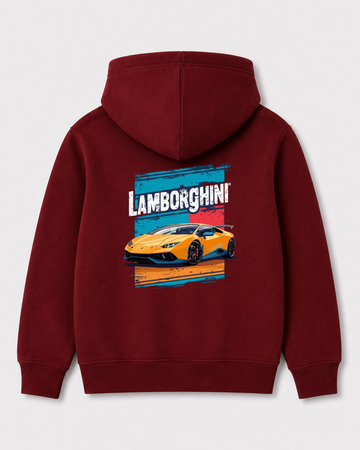 Red hoodie back 3012
