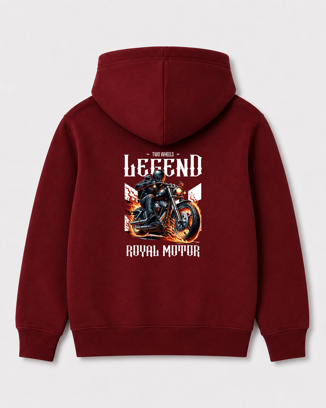 Red hoodie back 3018
