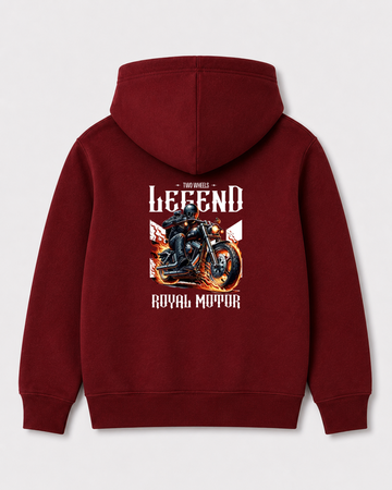 Red hoodie back 3018
