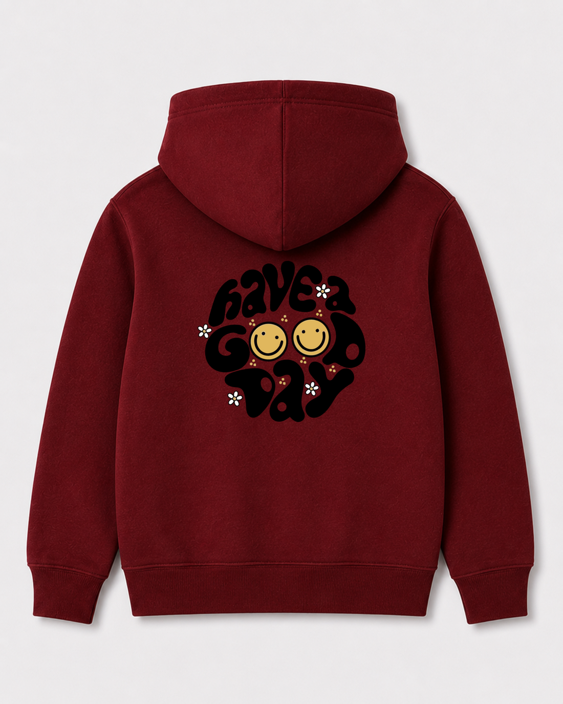Red hoodie back 3021