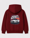 Red hoodie back 3022