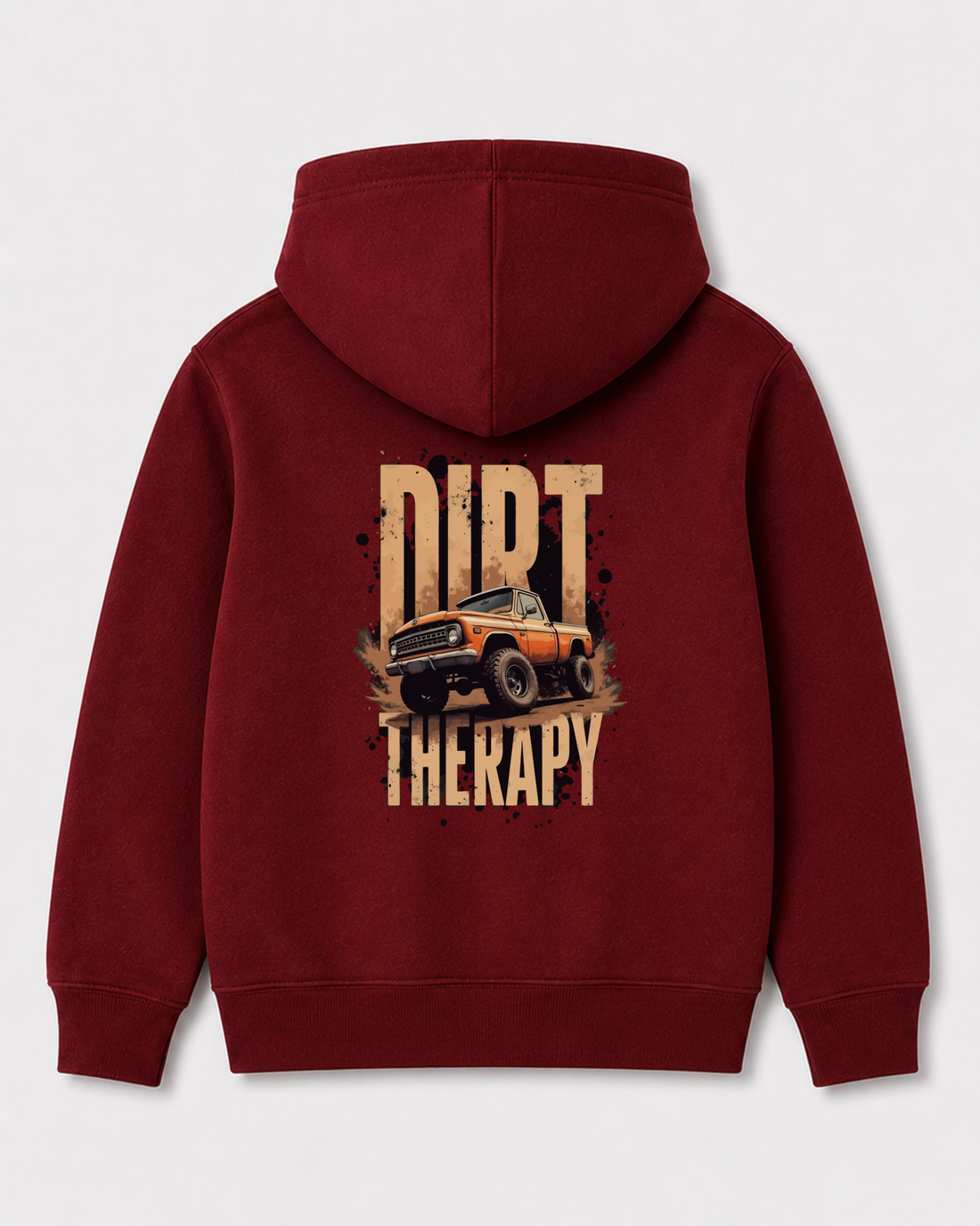 Red hoodie back 3023
