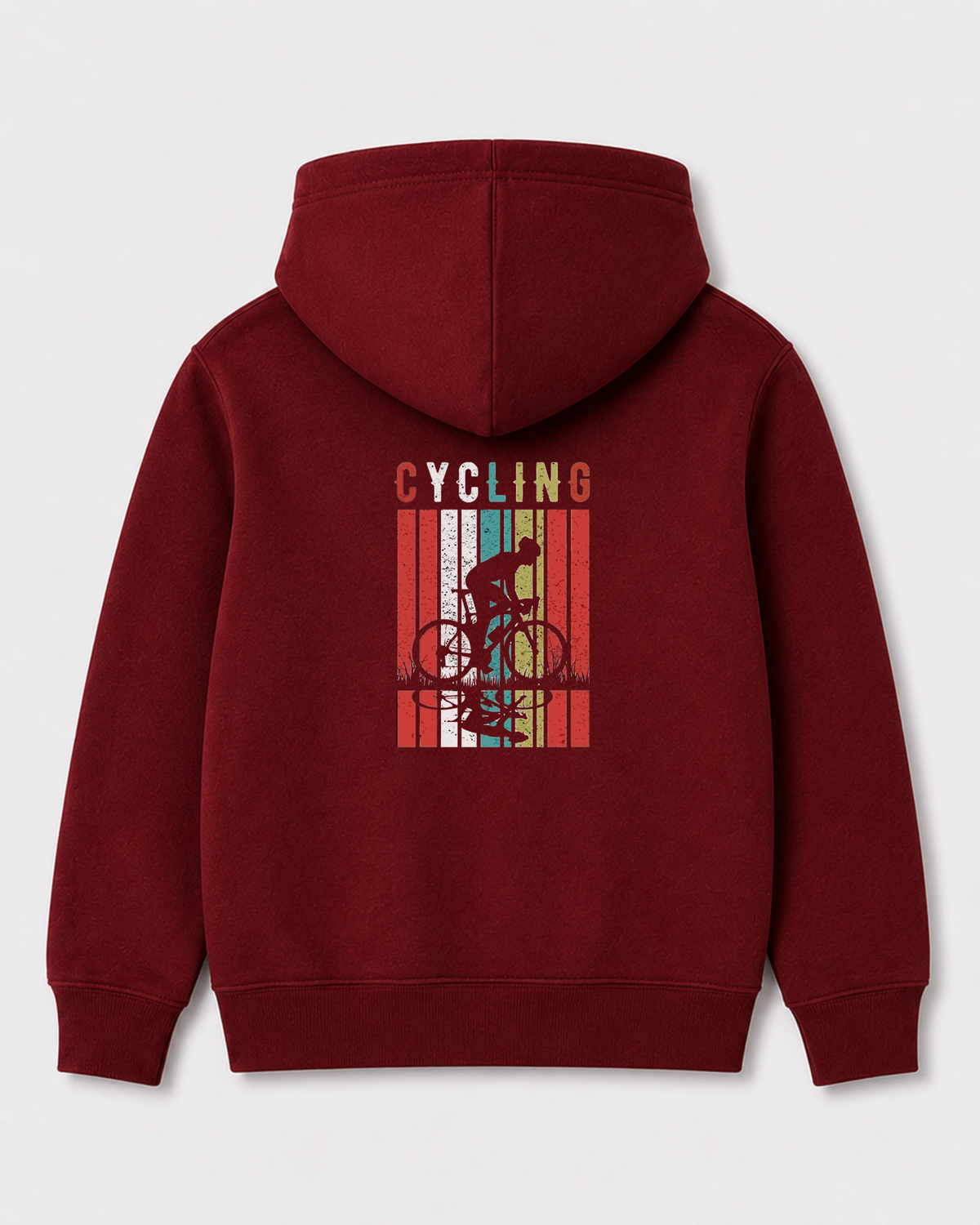 Red hoodie back 3028