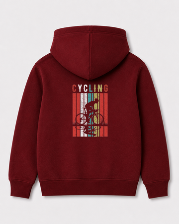 Red hoodie back 3028