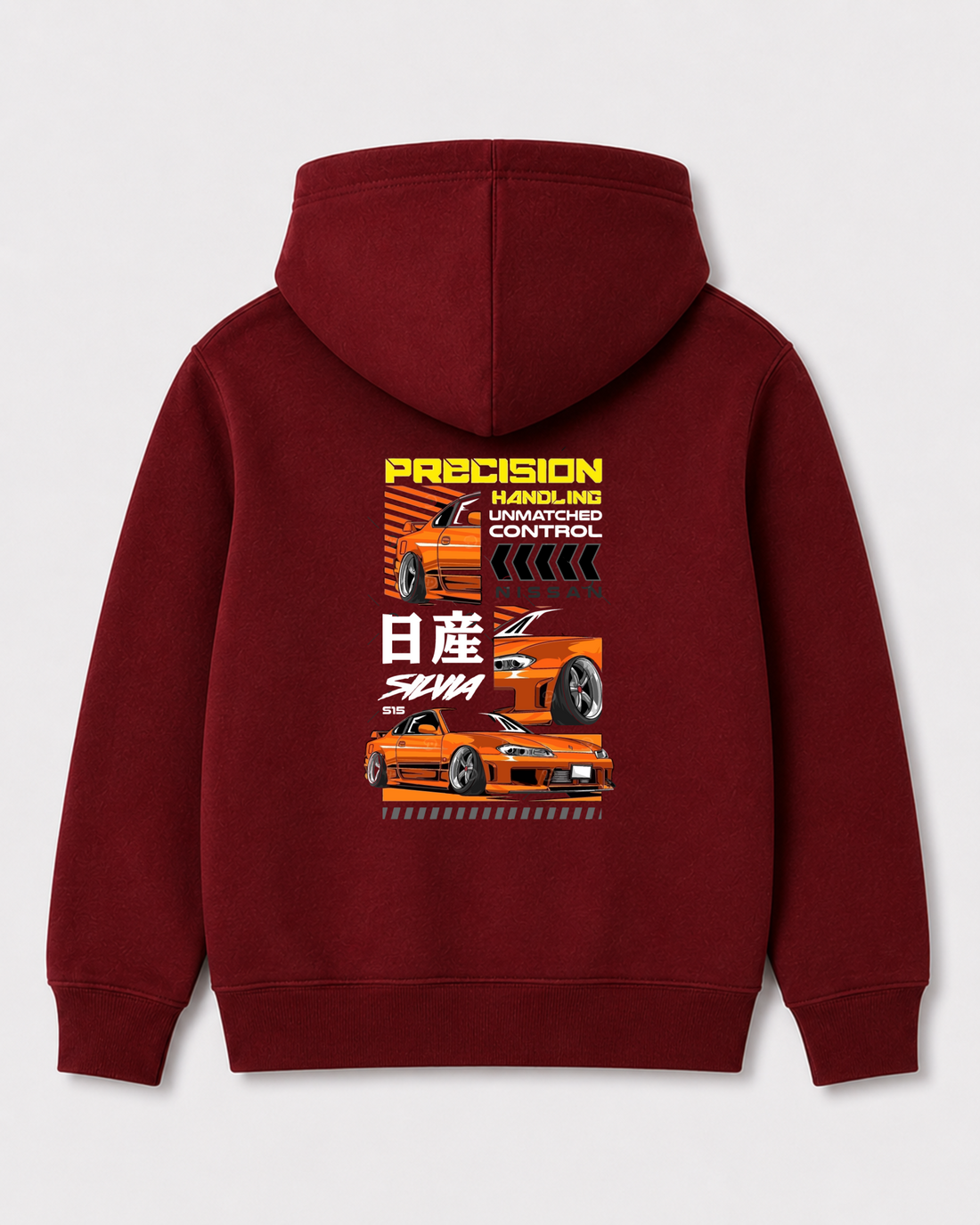 Red hoodie back 3031