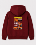 Red hoodie back 3031
