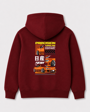 Red hoodie back 3031