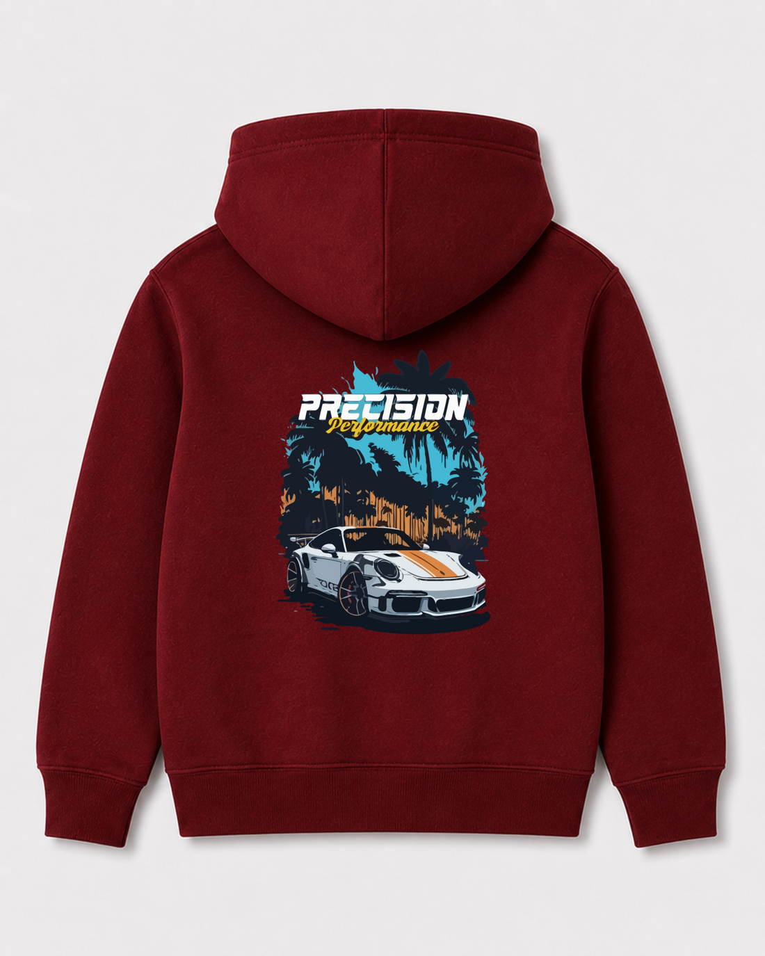 Red hoodie back 3035