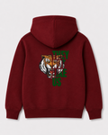 Red hoodie back 3054