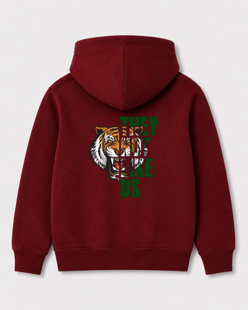 Red hoodie back 3054