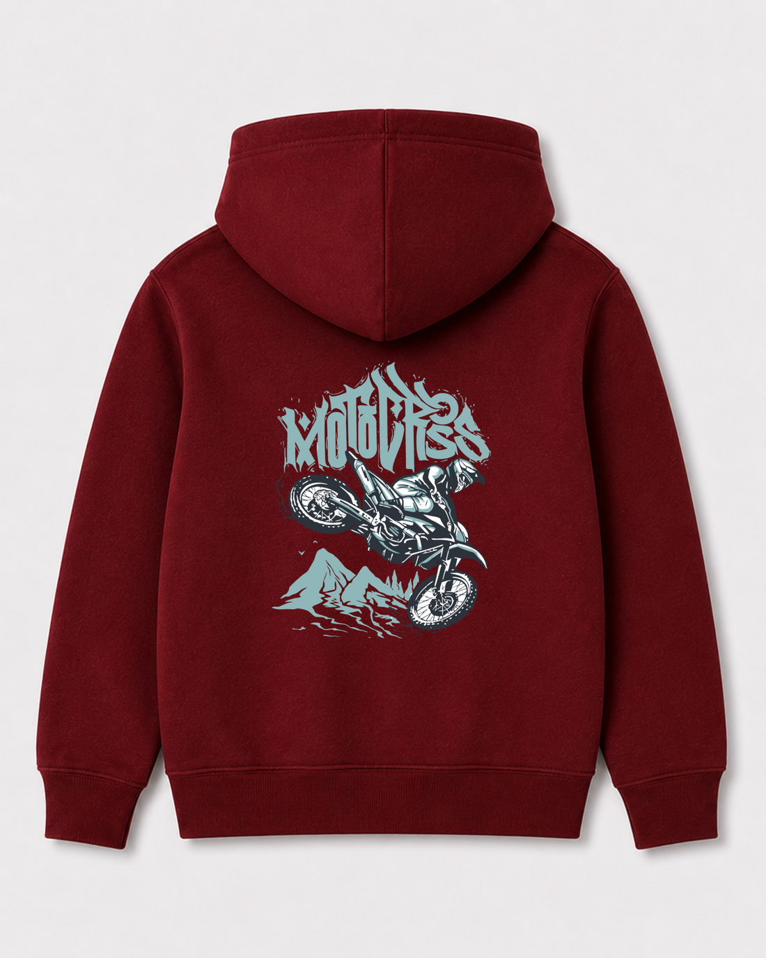 Red hoodie back 3055