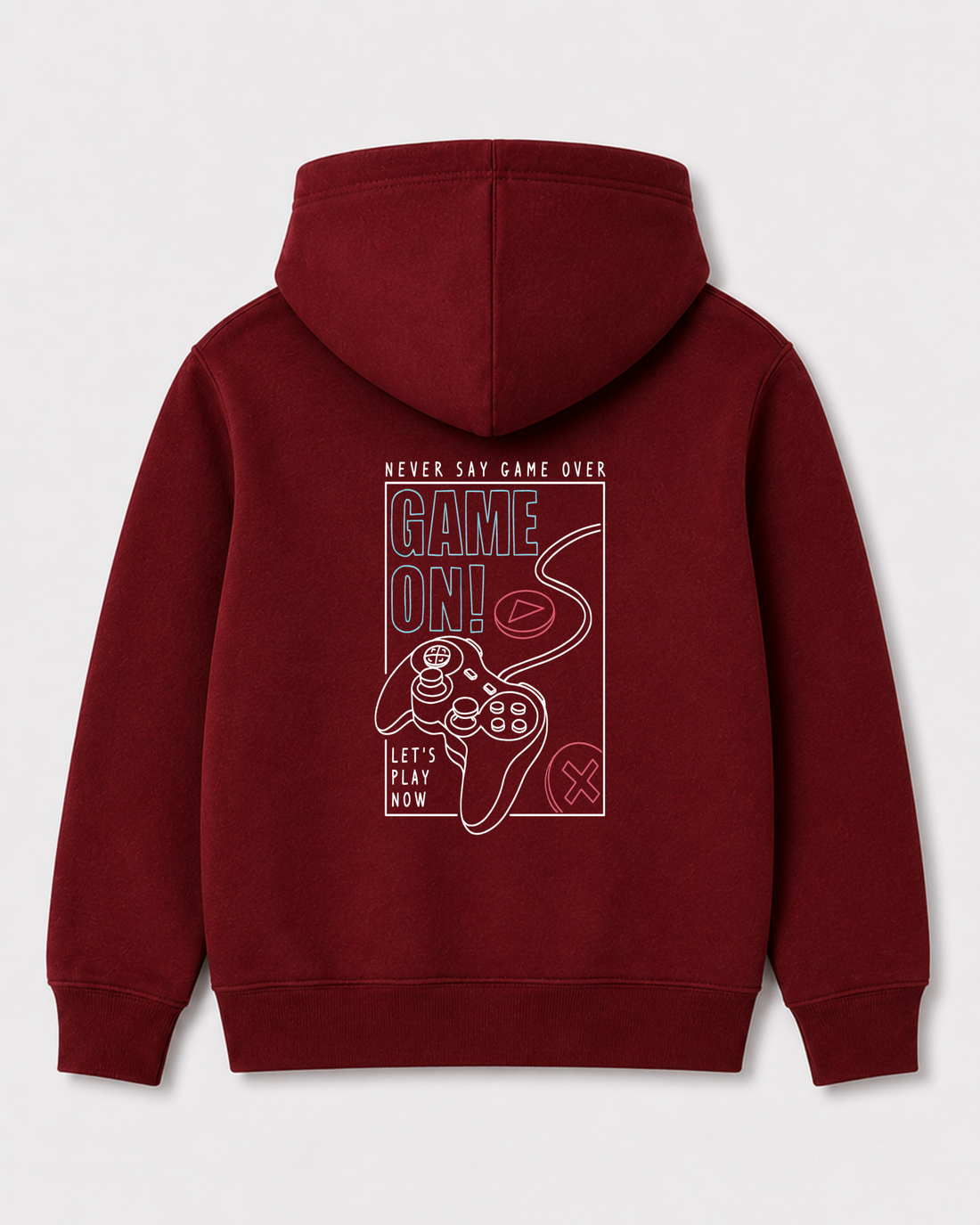 Red hoodie back 3059