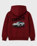 Red hoodie back 3075