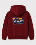 Red hoodie back 3094