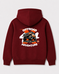 Red hoodie back 3111