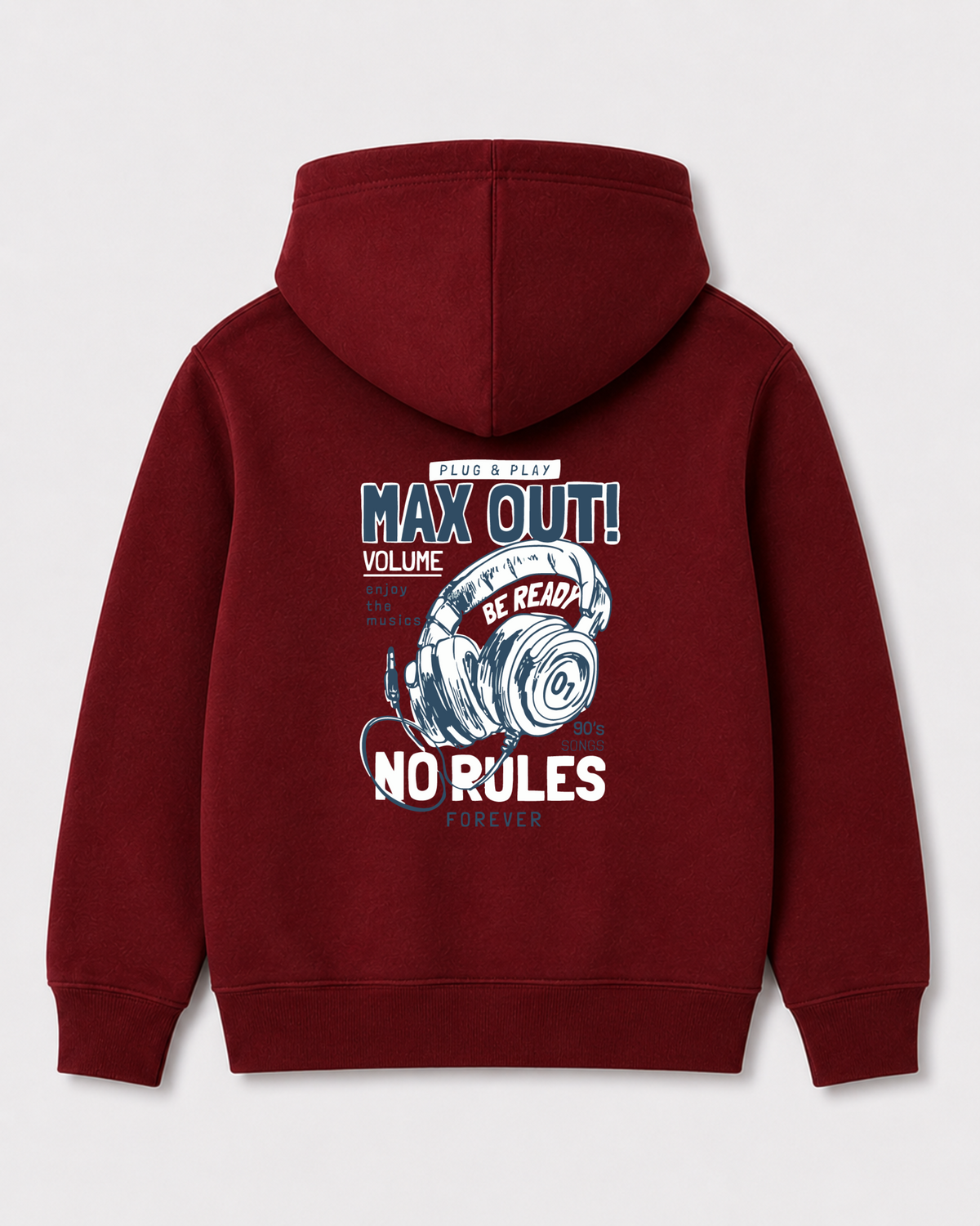 Red hoodie back 3114