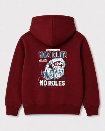 Red hoodie back 3114