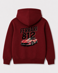 Red hoodie back 3121