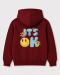 Red hoodie back 3143