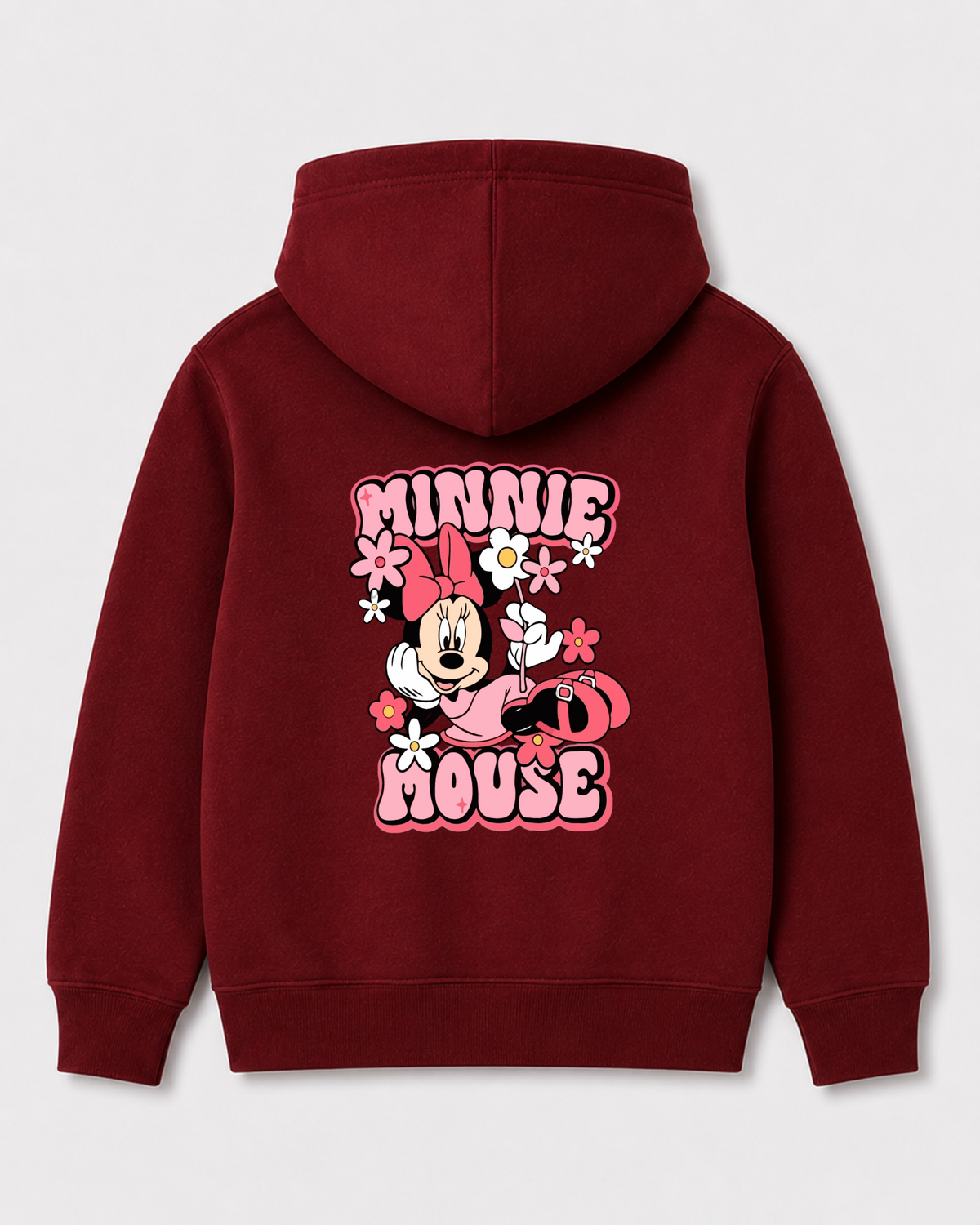 Red hoodie back 3147