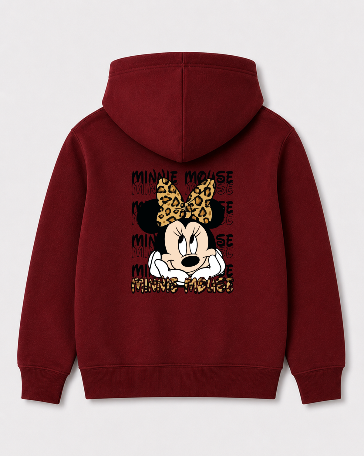 Red hoodie back 3160