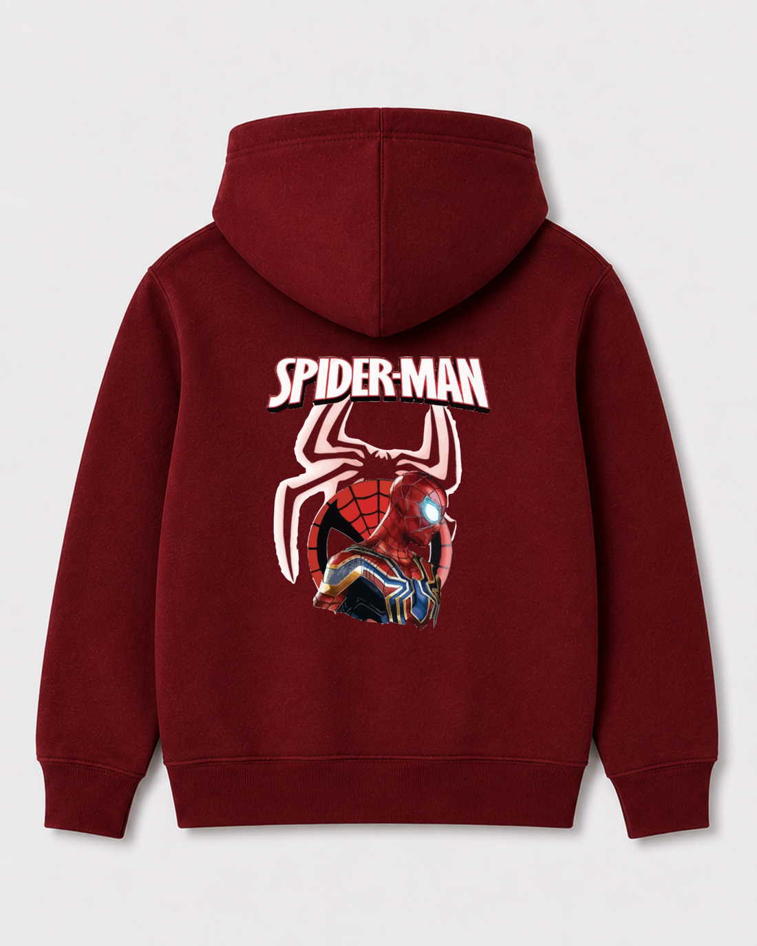 Red hoodie back 3186