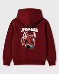 Red hoodie back 3186