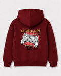 Red hoodie back 3209
