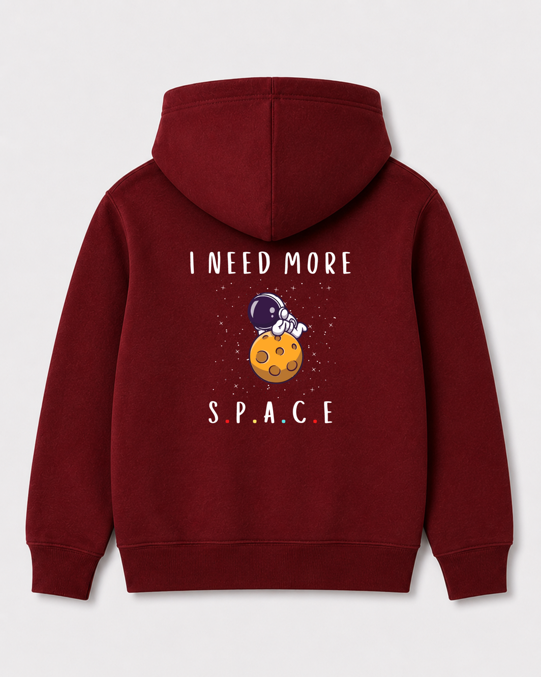 Red hoodie back 3233