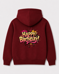 Red hoodie back 3261