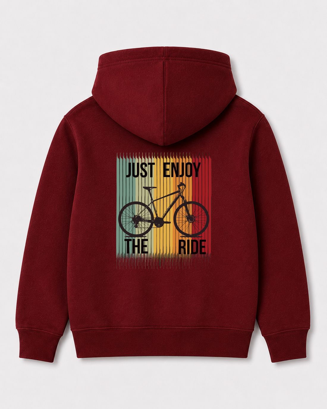 Red hoodie back 3281