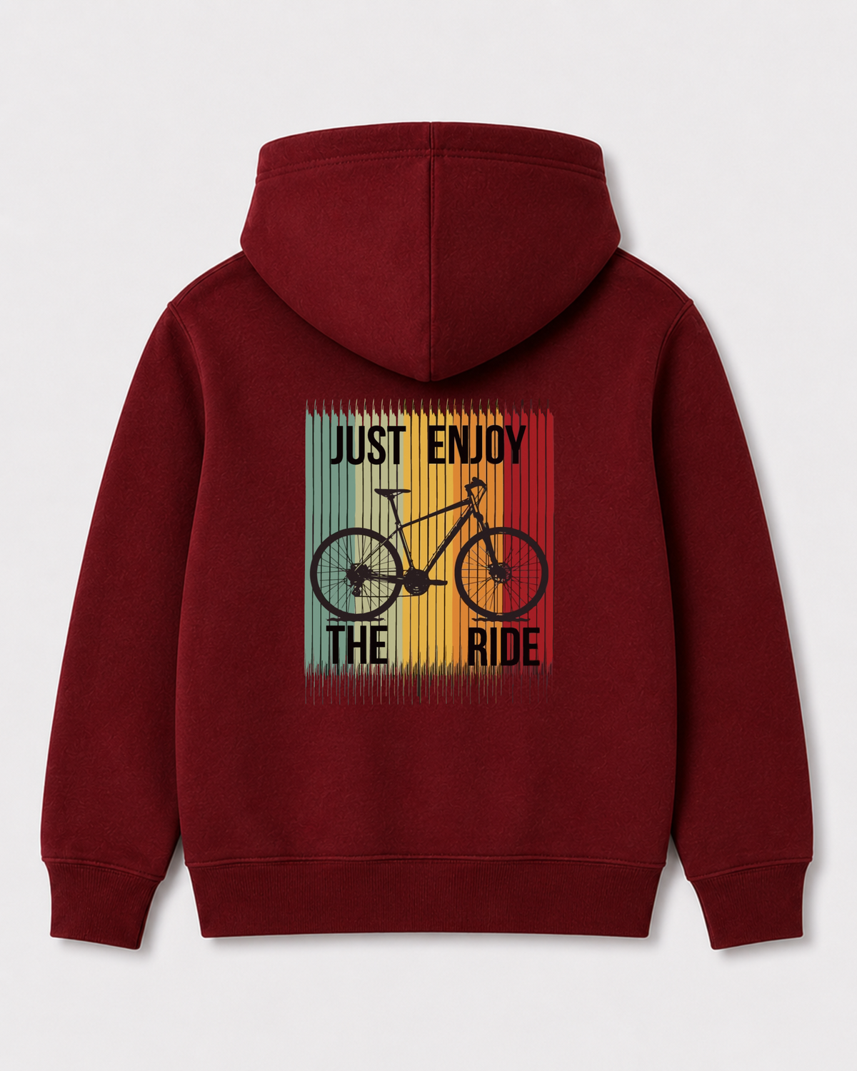 Red hoodie back 3281