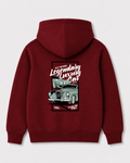 Red hoodie back 3284