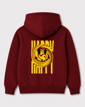 Red hoodie back 3293