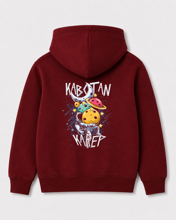 Red hoodie back 3304