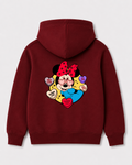 Red hoodie back 3312