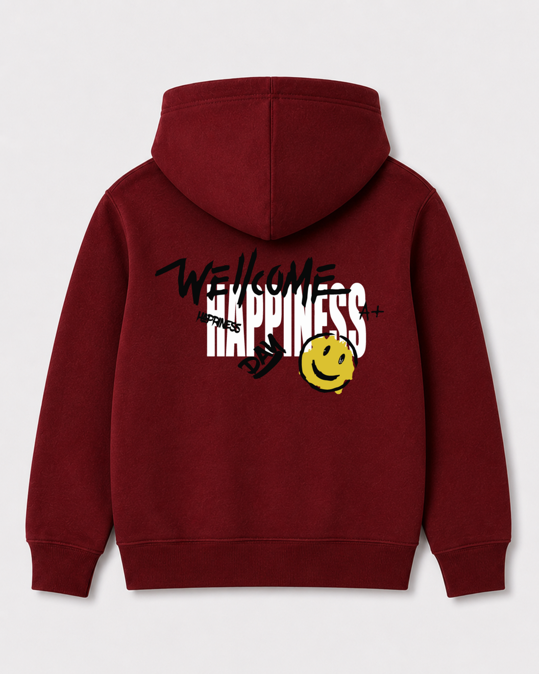 Red hoodie back 3320