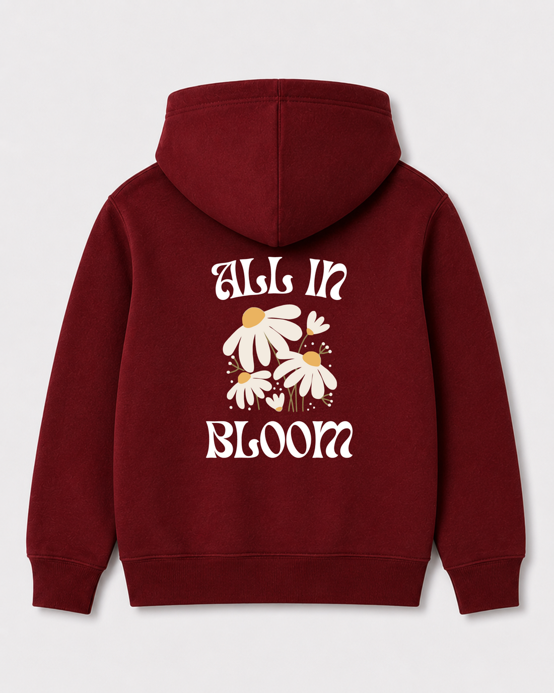 Red hoodie back 3345