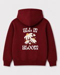 Red hoodie back 3345