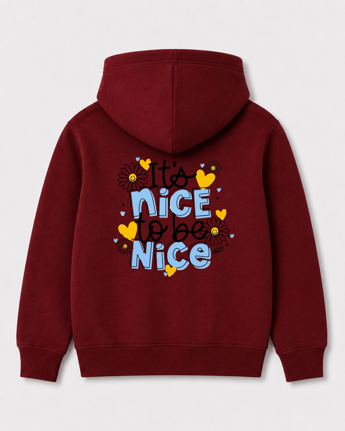 Red hoodie back 3350