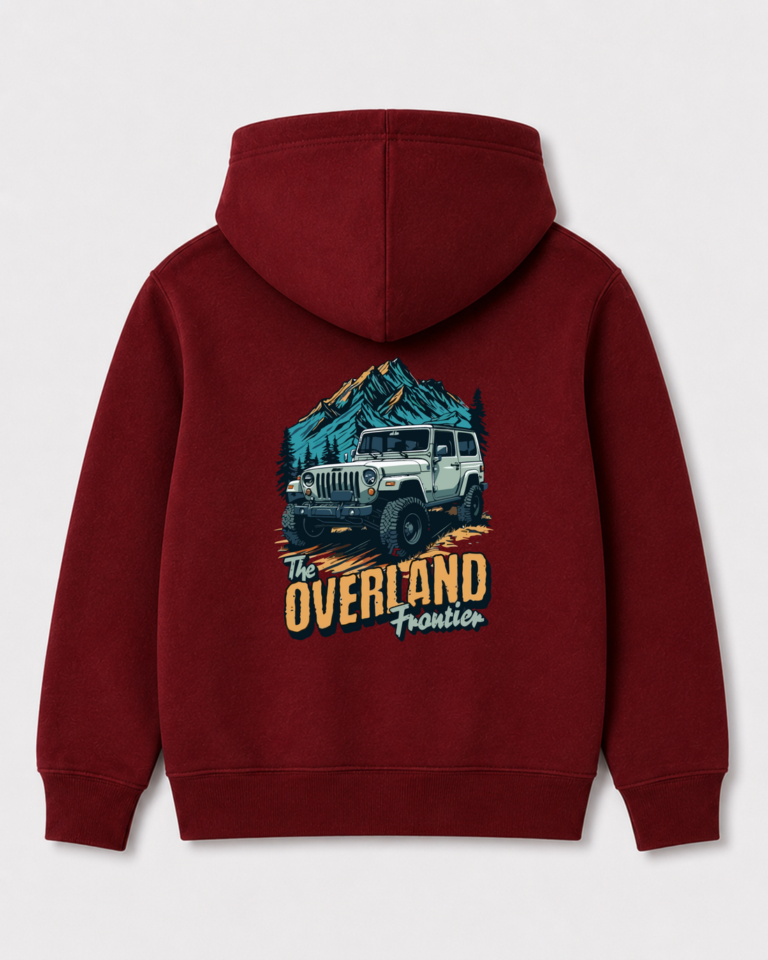 Red hoodie back 3352